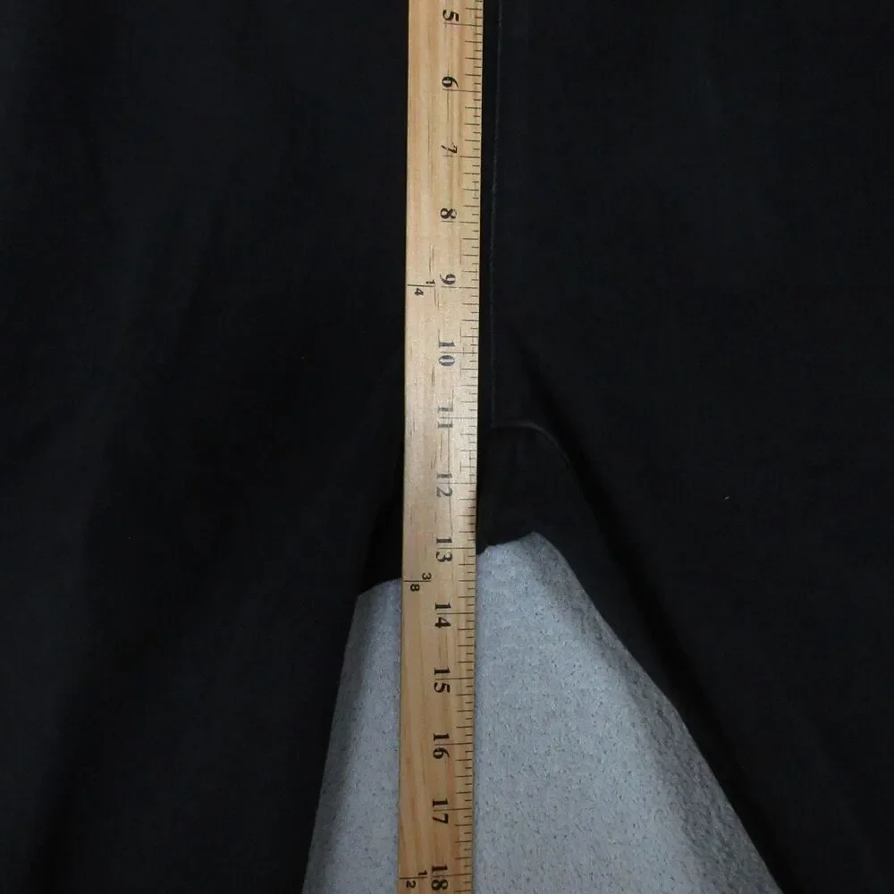 Soft Surroundings Pull On Pants Womens Petite M Black Stretch Slim Ankle 32x29.5